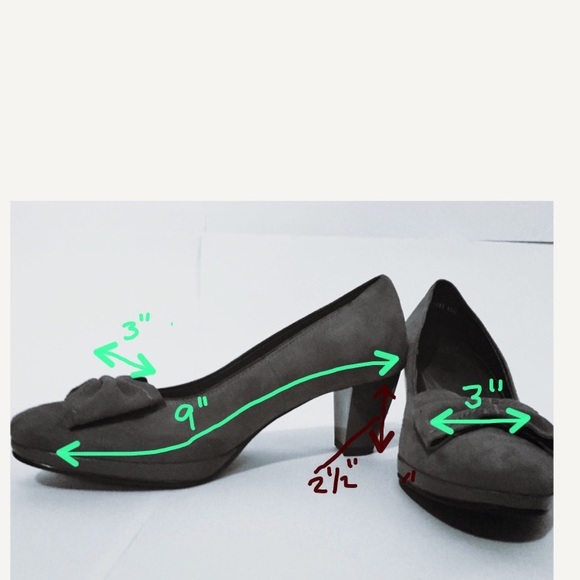 Ara Tivia Red Suede leather pumps size 35 / 5 shoe - Picture 3 of 7